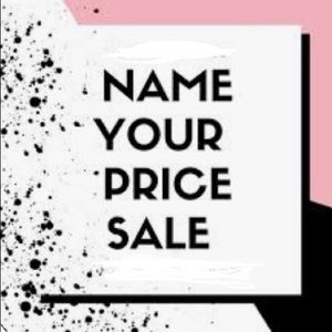 Name your price sale